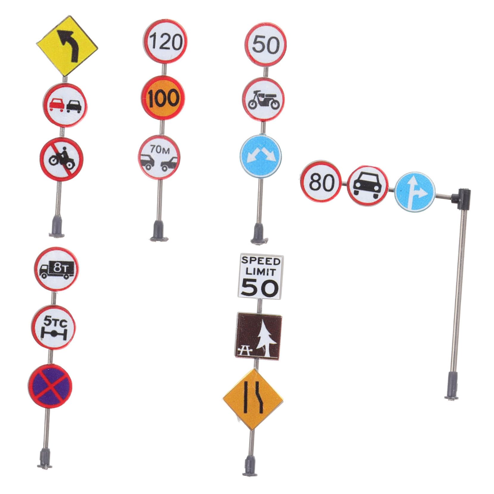 YARNOW 1Set Traffic Signal Model Road Signs for Interactive Playthings for Learning Traffic Safety and Road Recognition Educational