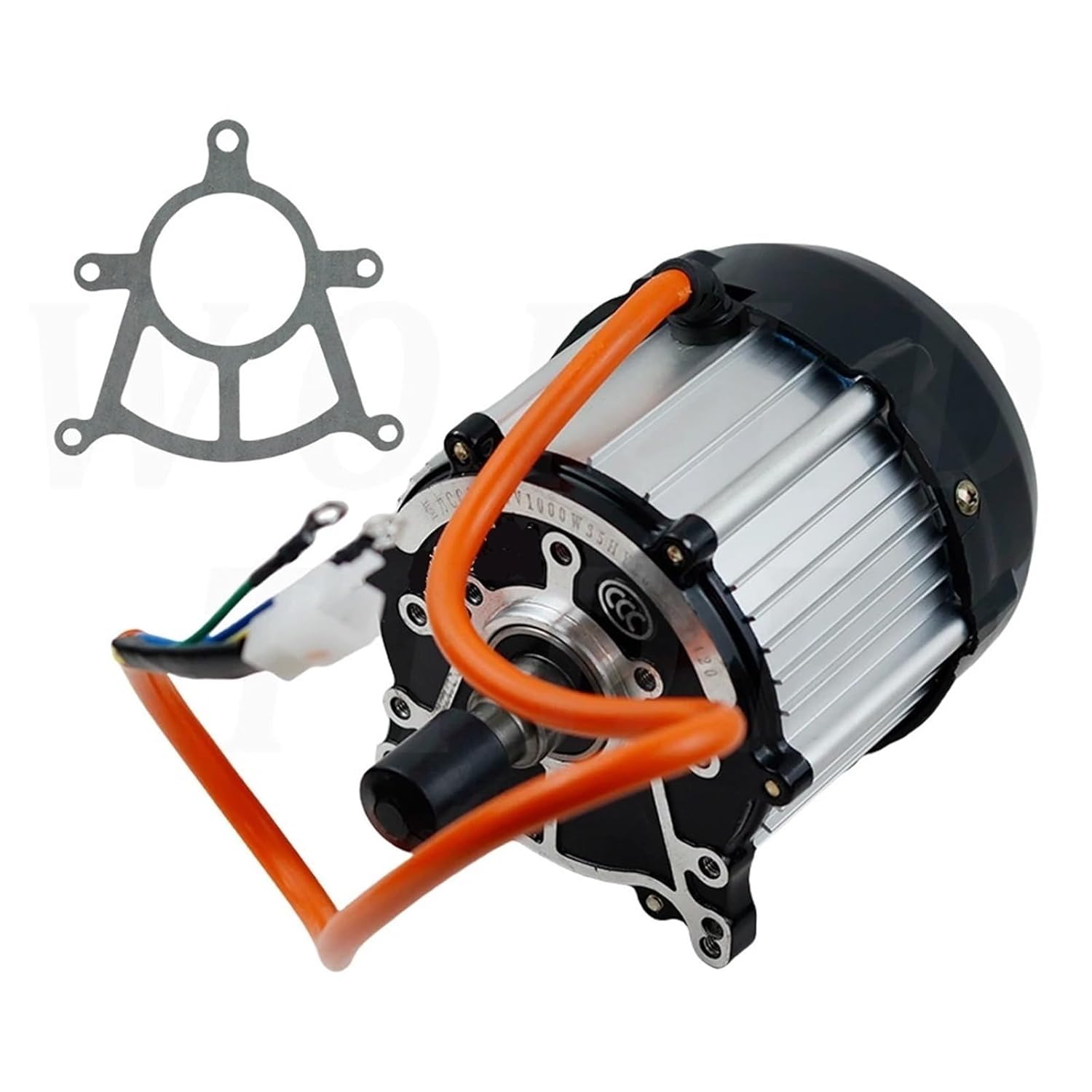 1 Pcs 48V 60V 650W 800W 1000W 1500W Magnet Brushless Differential Motor for Electric Tricycle Electric Vehicle Universal(1000W 3300RPM,48V)