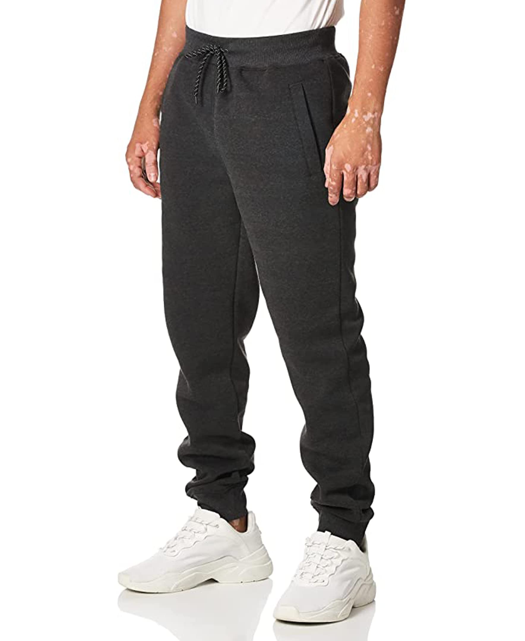 Wt02 Mens Basic Jogger Fleece Pants Sweatpants