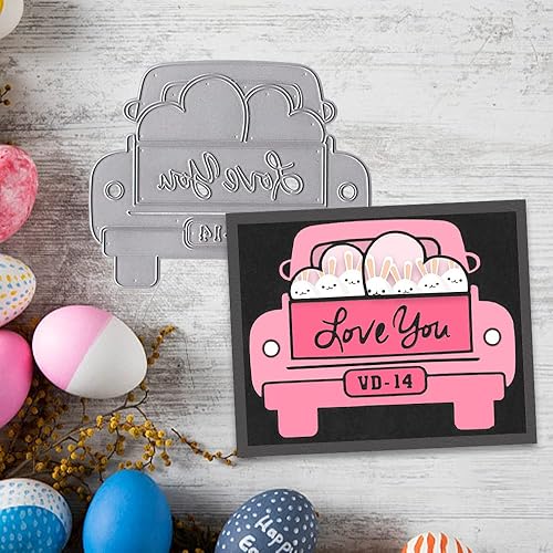 Miniatura 4 de Estivaux Die Cuts para el día de San Valentín para hacer tarjetas juegos de troqueles de corte de corazones de San Valentín plantillas de letras de