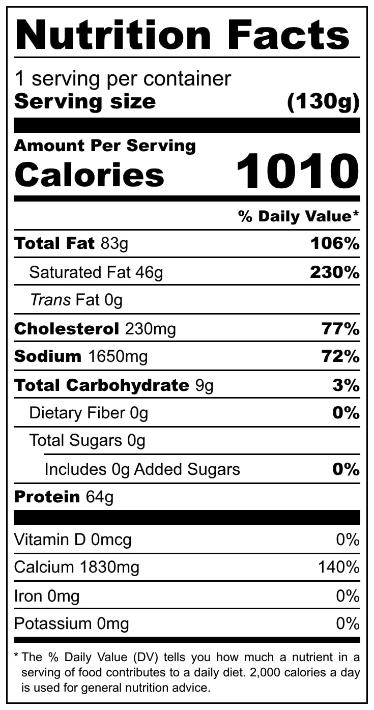 FOUNDATION Outdoors Cheddar Cheese Bites Snack, Freeze Dried Backpacking & Camping Food, Emergency Food, High Protein Snack (6)
