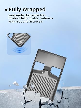 Compatible with Anbernic RG35XX Pro Handheld Game Console,Soft TPU Material, Shock-Absorbing and Anti Drop Protection Soft Shell,Clear Black