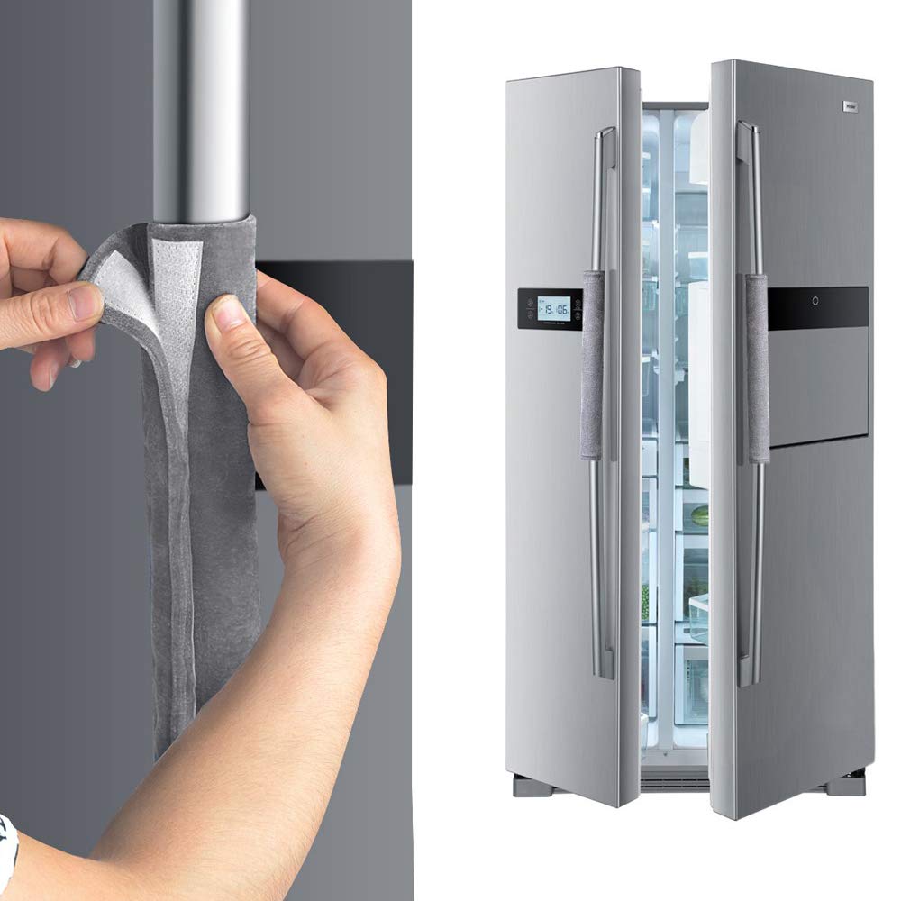 Ziyoot 5-teiliges Set Griffabdeckungen Für Küchengeräte – Waschbar, Anti-Fingerabdruck, Für Kühlschrank, Backofen & Mehr