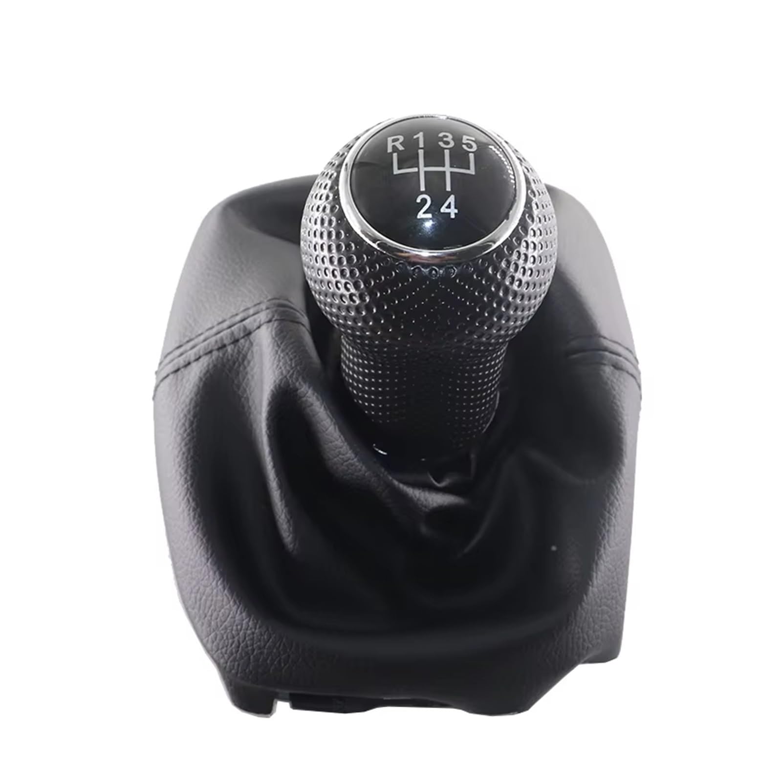 XKOEHXJ Car Gear Shift Knob for VW for Sharan II 2001-2010 Manual Gear Head Shift Knob Lever Cover Gearbox Boot Cover(5 Speed)