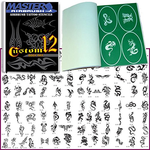 Buy SelfAdhesive Reusable Temporary Tattoo Booklet12 with 100