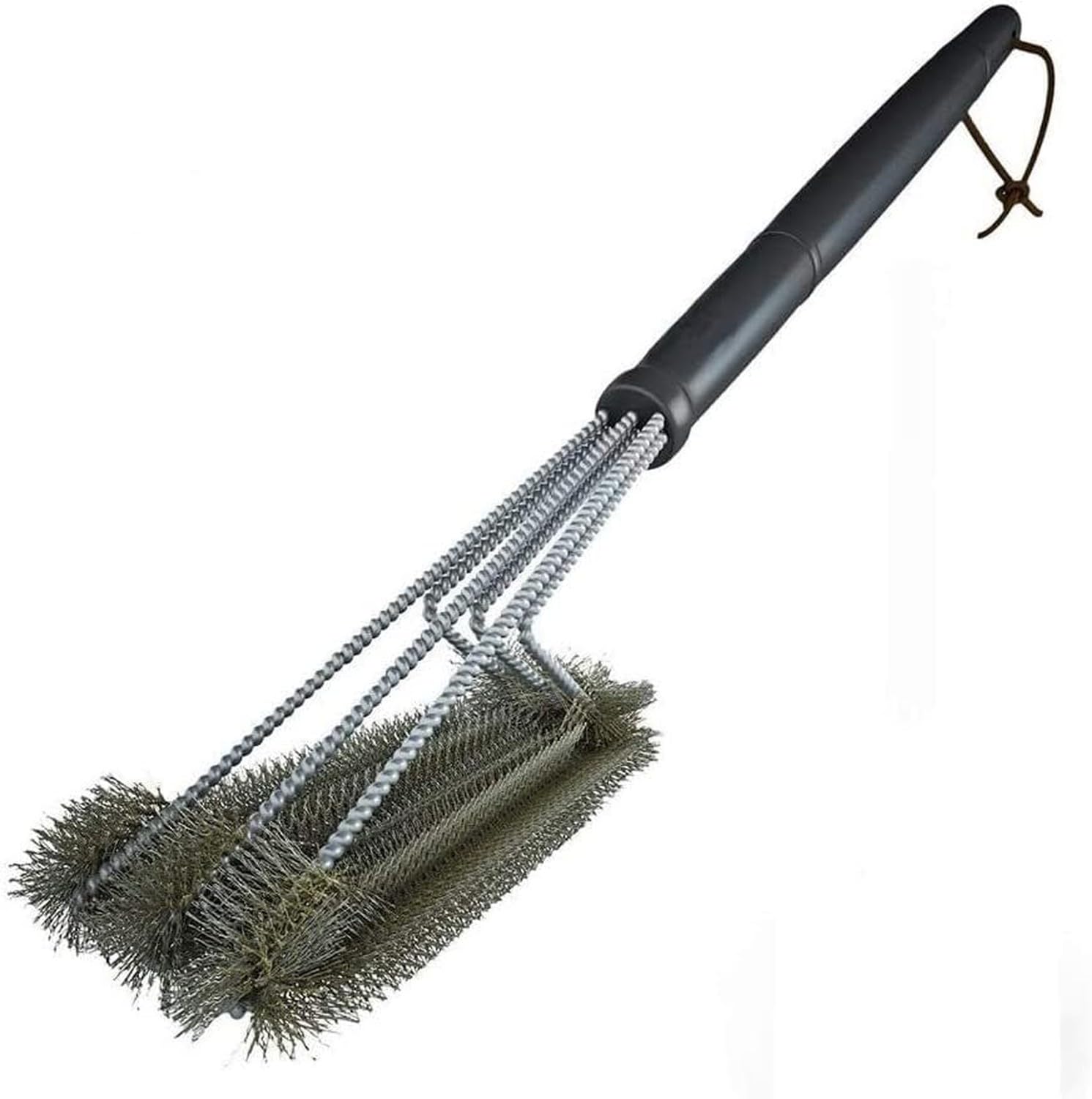 XIUNYIE 18 Inch BBQ Grill Brush For Barbecue Cleaning Tool Stainless Steel Wire Bristles Heavy Duty Scrubber for Outdoor Grills Accessories