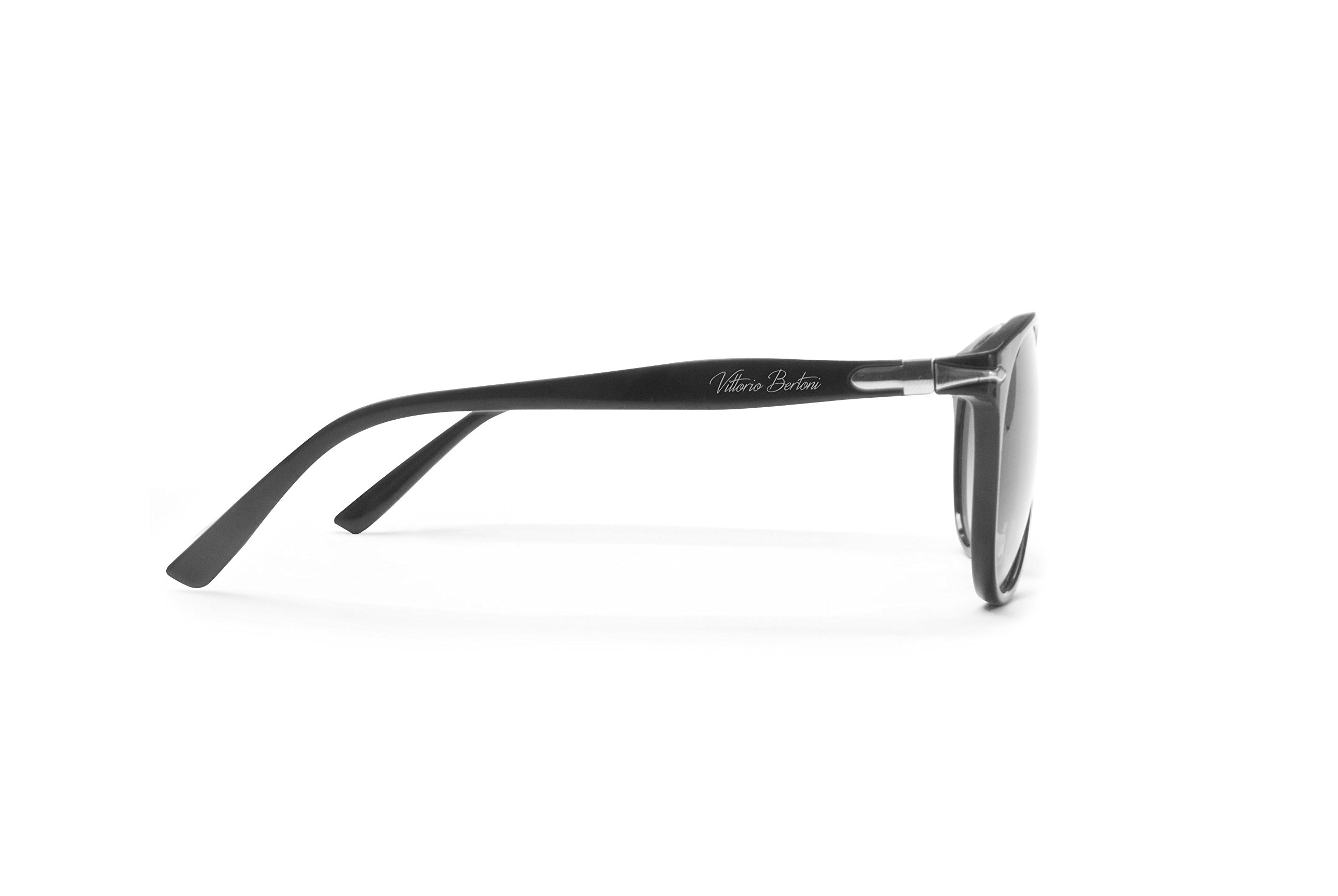Bertoni Occhiali da sole Moda Vintage Anni '70 Unisex replica Steve McQueen - STEVE01 Italy