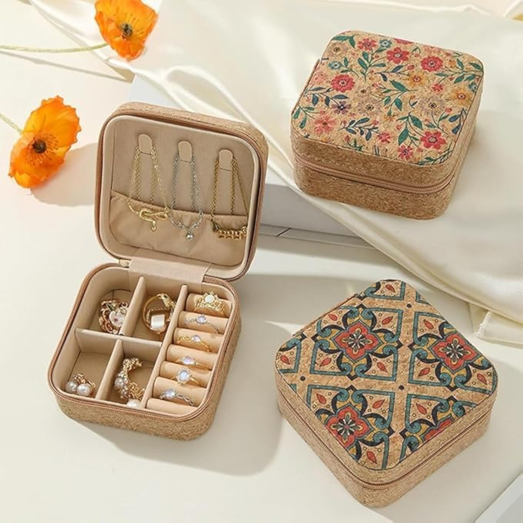Jewellery Travel Box, Portable Jewelry Storage Organizer