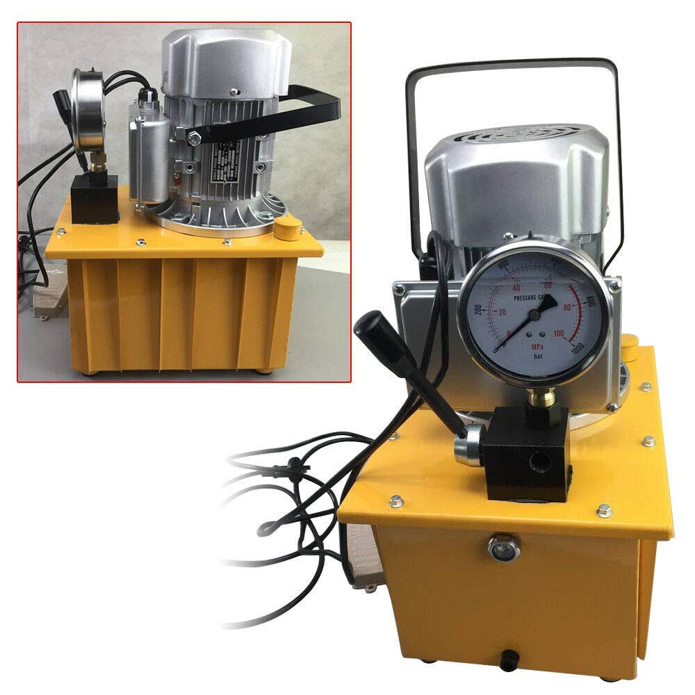 Buy 7L Electric Hydraulic Pump with Manual Pedal Acting Hydraulic Unit