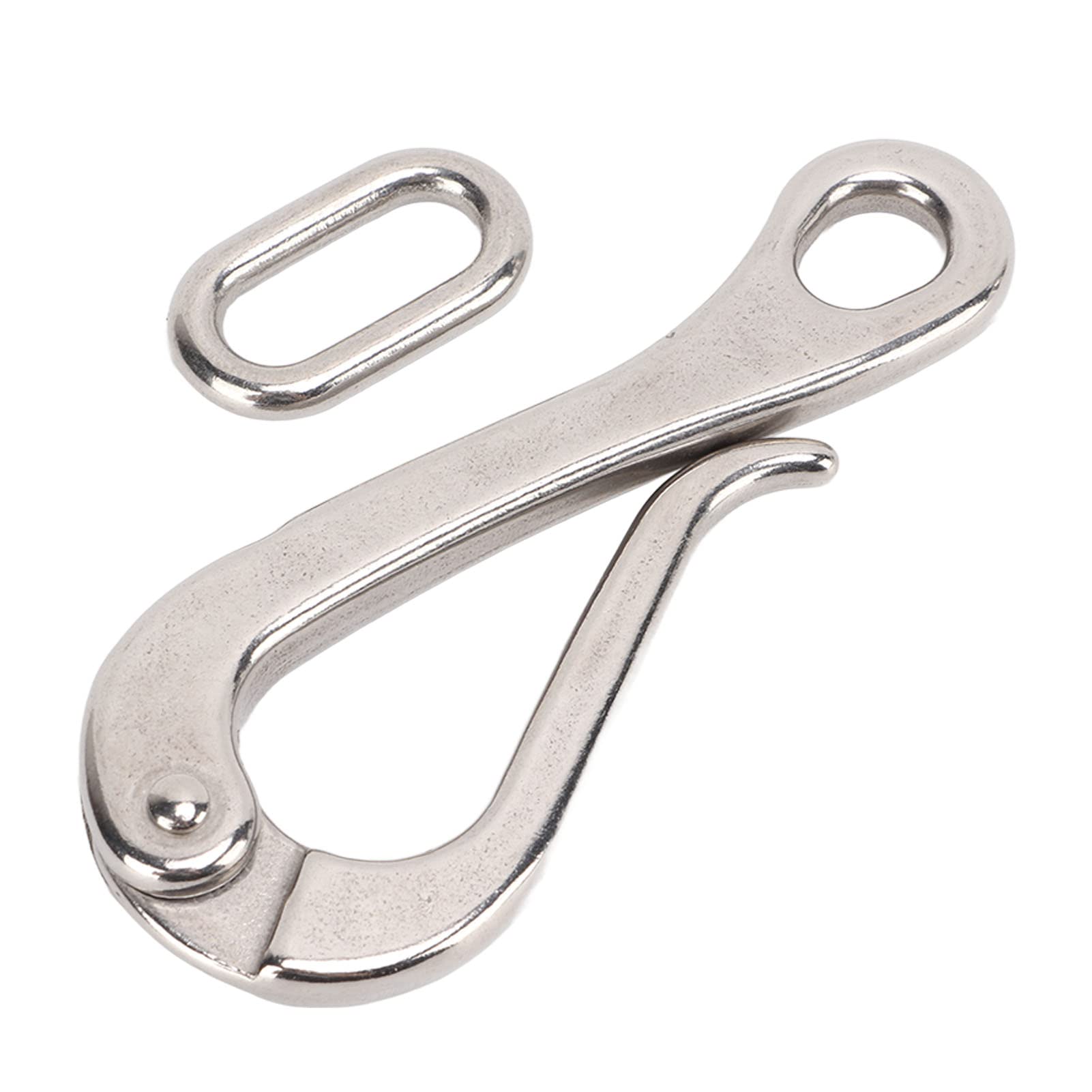 Stainless Steel Yacht Hook and Eye with Quick Release Link Yacht Hook Marine Boat Hardware