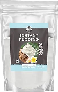 Birch & Meadow 2 lb, Coconut Instant Pudding, Mix in Minutes, Snack, Fil...