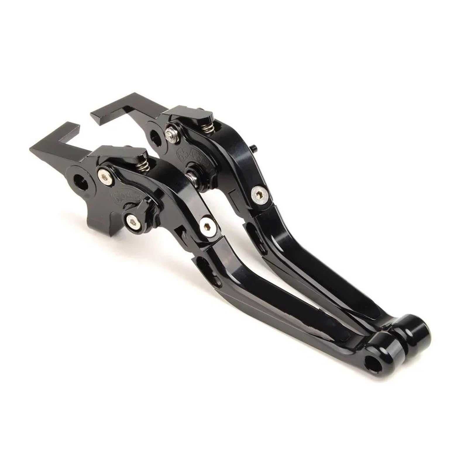 LGLDAMUHX Handlebar Clutch Brake Lever for Yamaha for Tmax for Tech for Max for TMAX 560 2019-2020 CNC Motorcycle Foldable Brake Clutch Levers Adjustable(1 Pair Black)