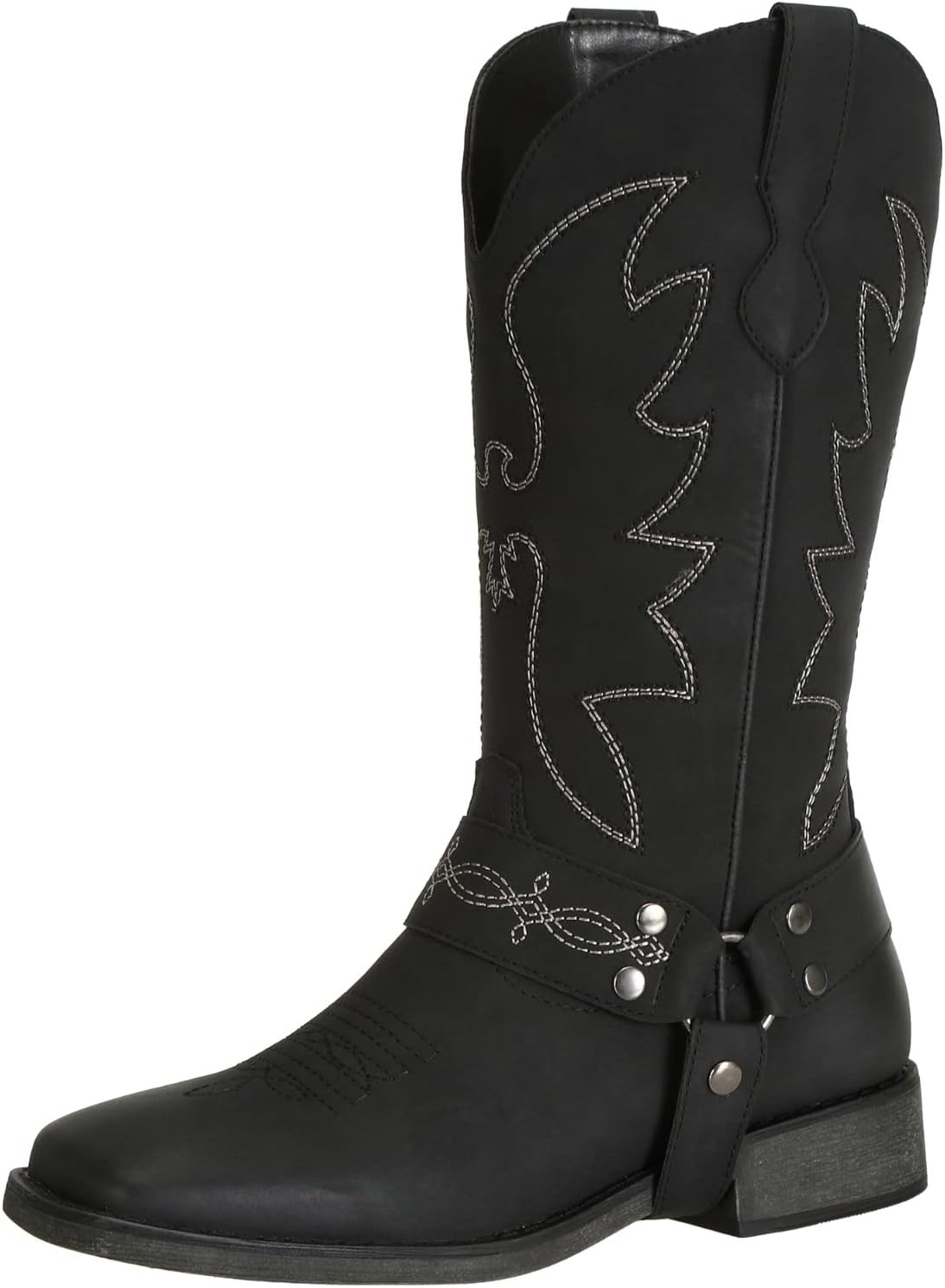 SheSole Womens Square Toe Cowgirl Cowboy Boots Wide Calf Fashion Western Shoes