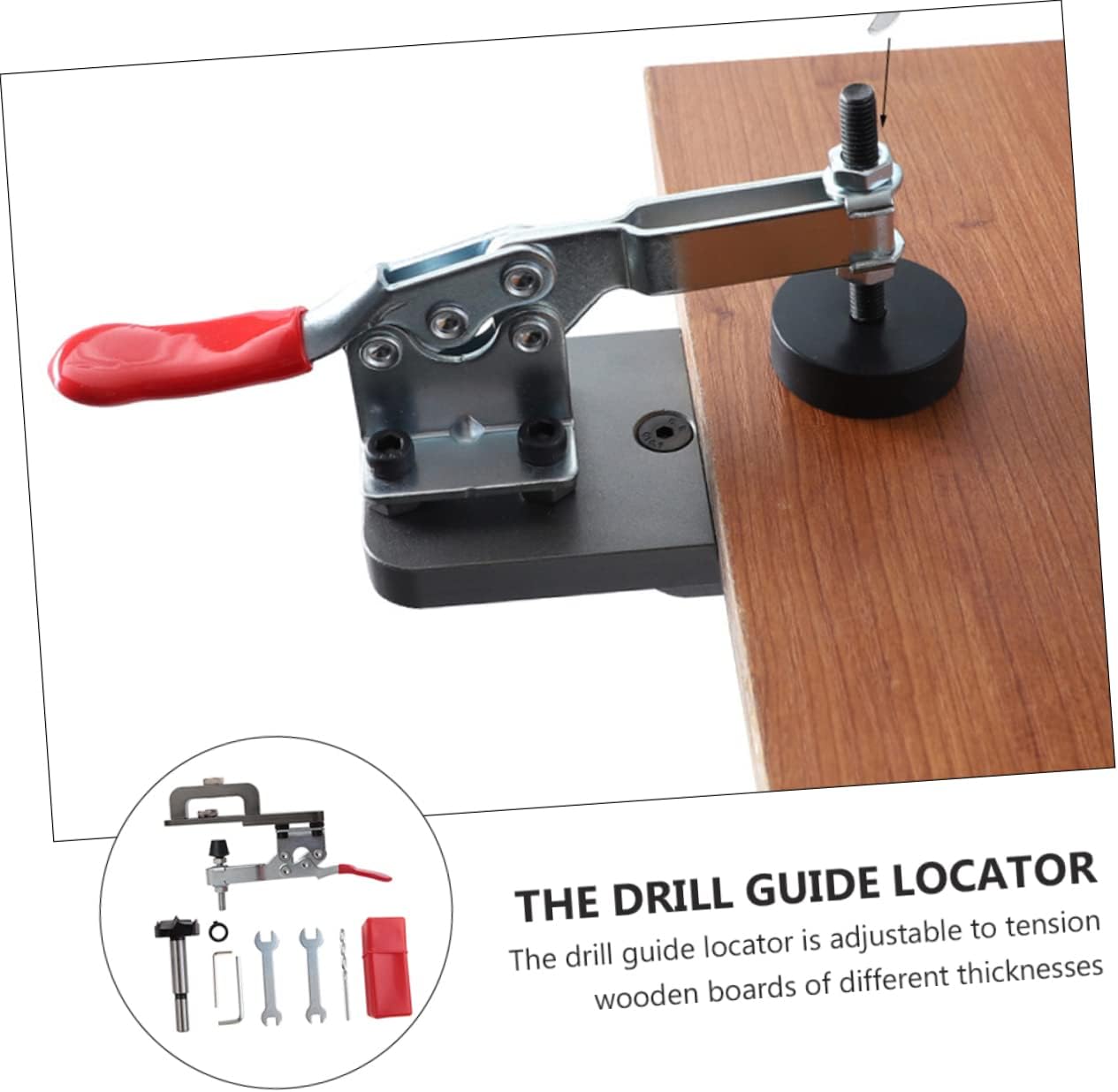 jojofuny 35mm Hinge Hole Locator Set Woodworking Hinge Hole Opener Positioning Tool for Cabinet Doors Punching Tool for Accurate Drilling and Installation