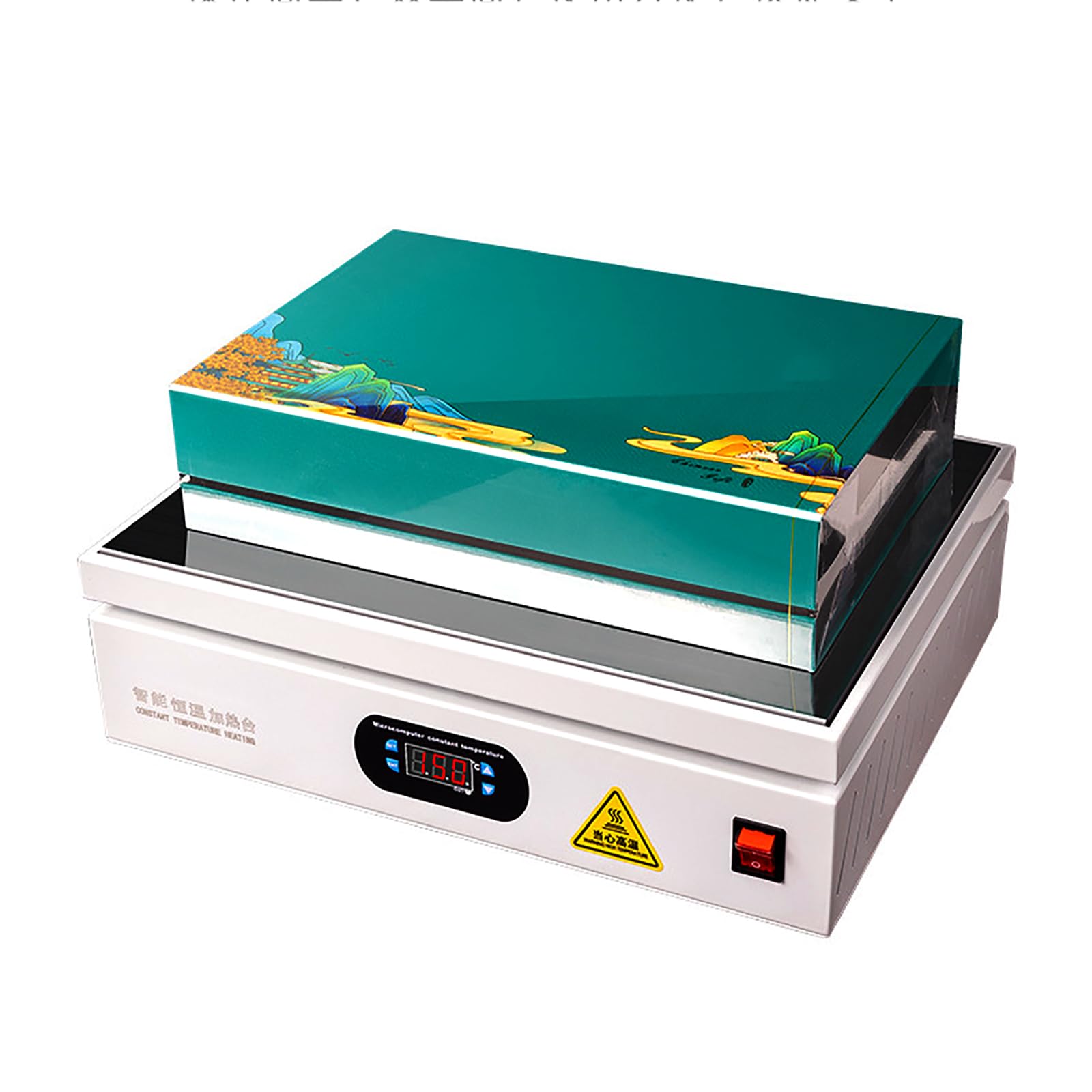 Máquina de sellado térmico de escritorio para embalaje de celofán y cajas de cosméticos