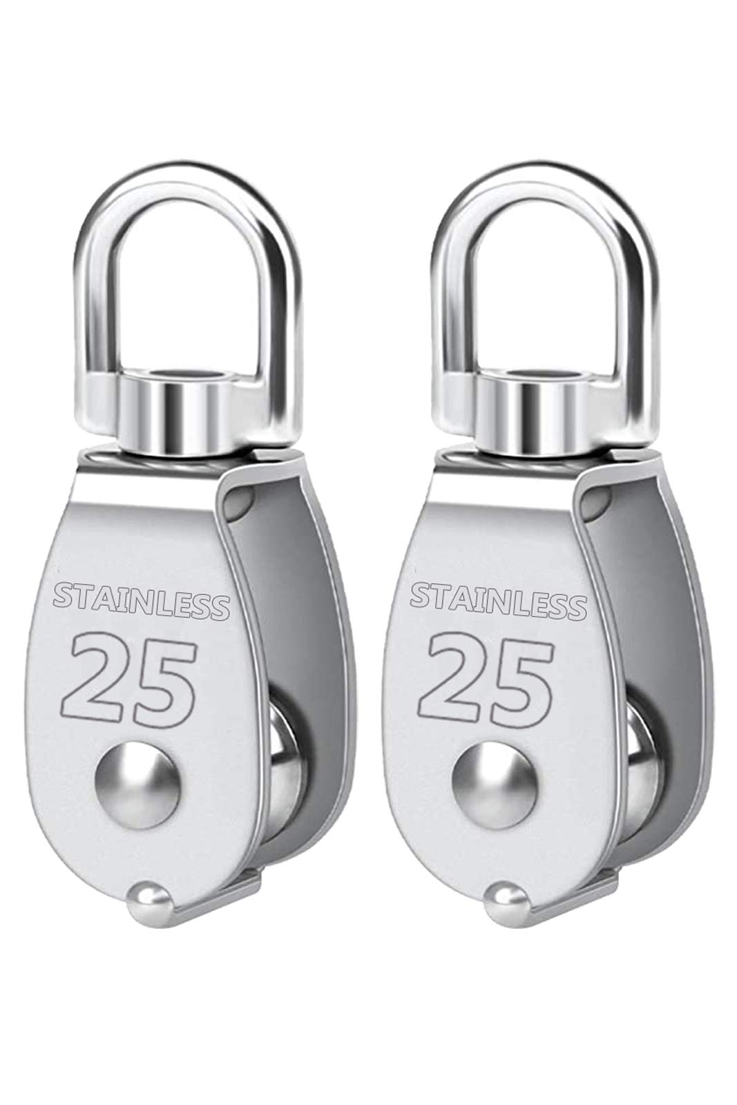 Amazon.co.jp: シュウ氏テク M25 ステンレス プーリー 貨物輸送 SUS304 