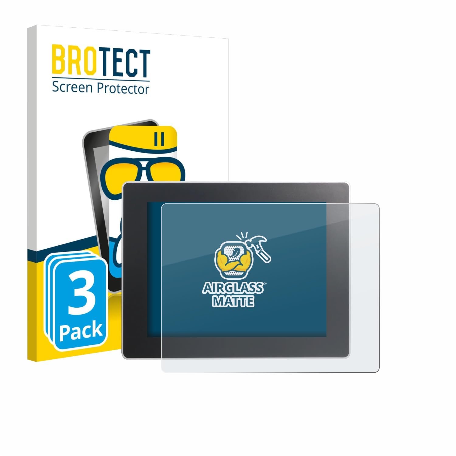 brotect Pellicola Vetro Opaca per Weintek cMT3092X (3 Pezzi) Protezione Schermo [Anti-Riflesso, Durezza 9H]