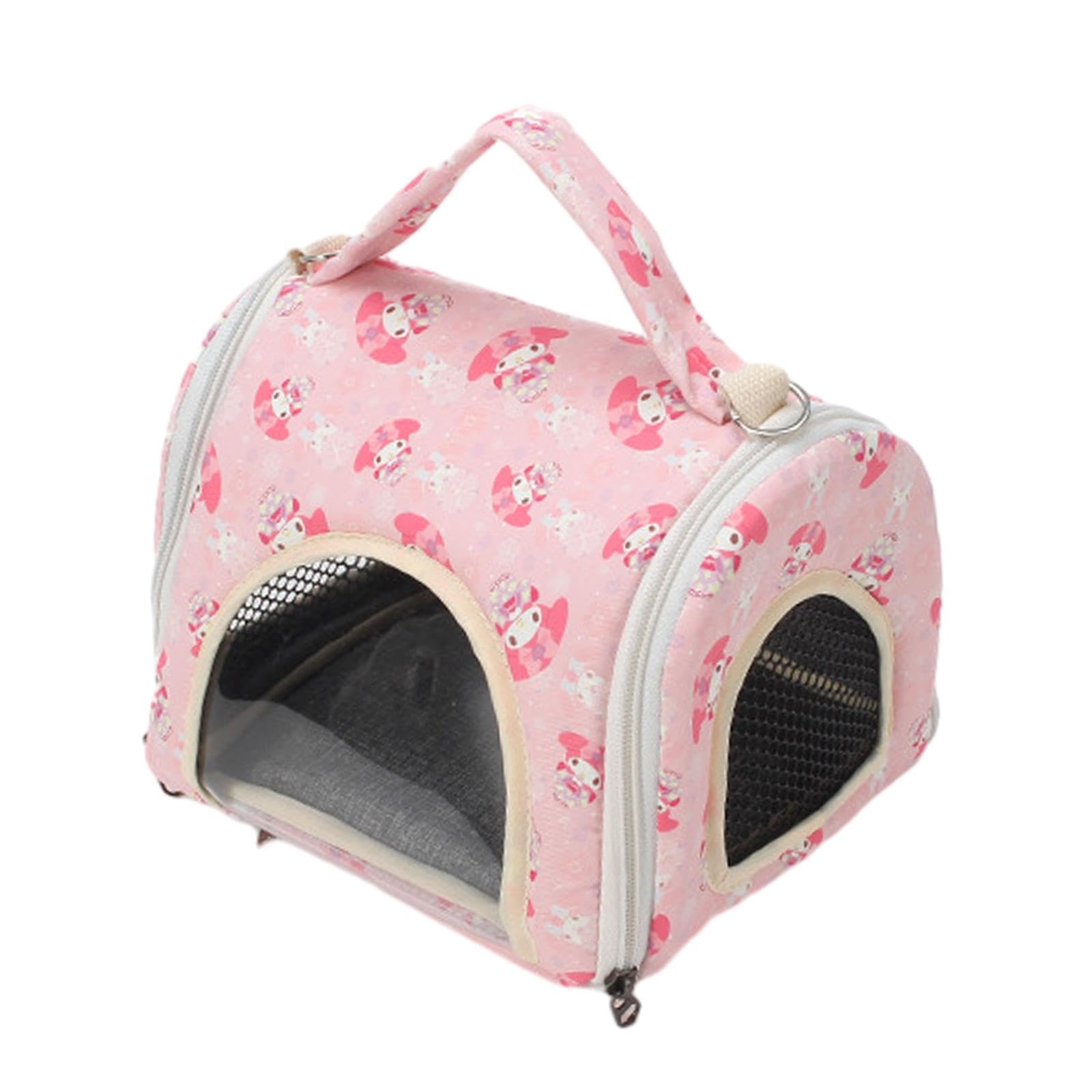 Villa Bird Cage with Shoulder Strap Hamster Cage for Parrot Parrotlets Birds Pink|1 Parrot Bird Cage| Cages| Cages| Bird Supplies |Pet Supplies