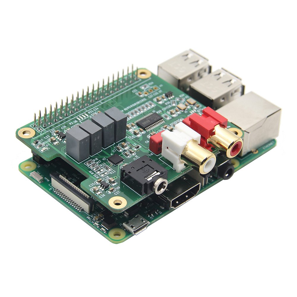 Rpi-Hifi-Dac Pcm5122 Scheda Di Espansione Scheda Audio Hifi Dac Per Raspberry Pi 3 Modello B / 2B / B +