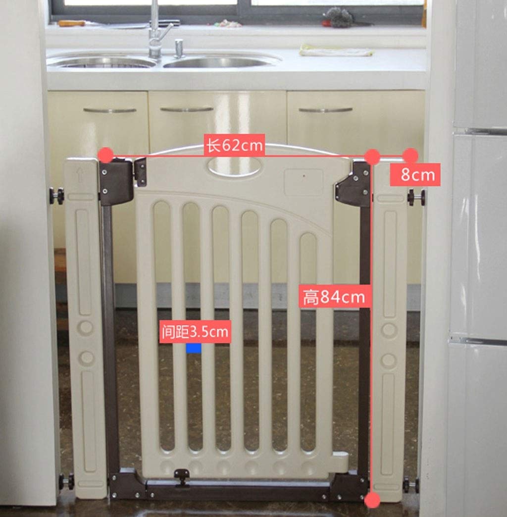 Peña Playpens Puertas de Seguridad Niños Y Pusas Puertas Presión Montada en la Escalera de Seguridad de la Escalera de la Escalera-Balasteras/High 84Cm/102-110Cm