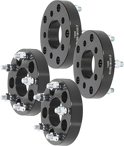 Miniatura 9 de ECCPP 4 unidades de 5 lengüetas de 1.25 pulgadas patrón de pernos de cambio de 5 x 4.5 a 5 x 5.5 pulgadas, conversión de 2.874 in con pernos de 12