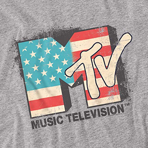 Popfunk MTV American Logo Unisex Adult T Shirt2