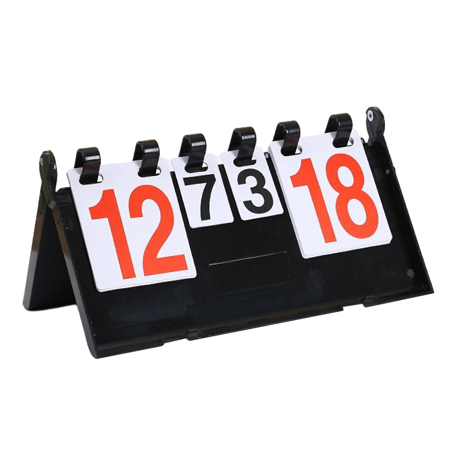 Milageto Sport Scoreboard Sport Punktetafel Zähler Flip Score Board PVC Material mit Großen Zahlen für Basketball Tennis Volleyball Indoor Outdoor