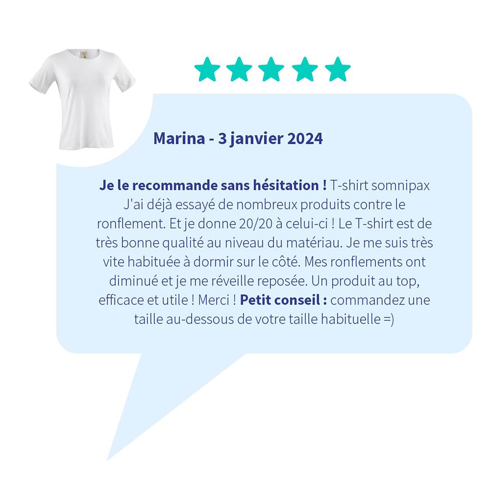 T-shirt de rechange (t-shirt uniquement, sans rouleau ou coussin d'air) – 100 % coton biologique, convient pour les variantes standard et confortables, pour homme, taille