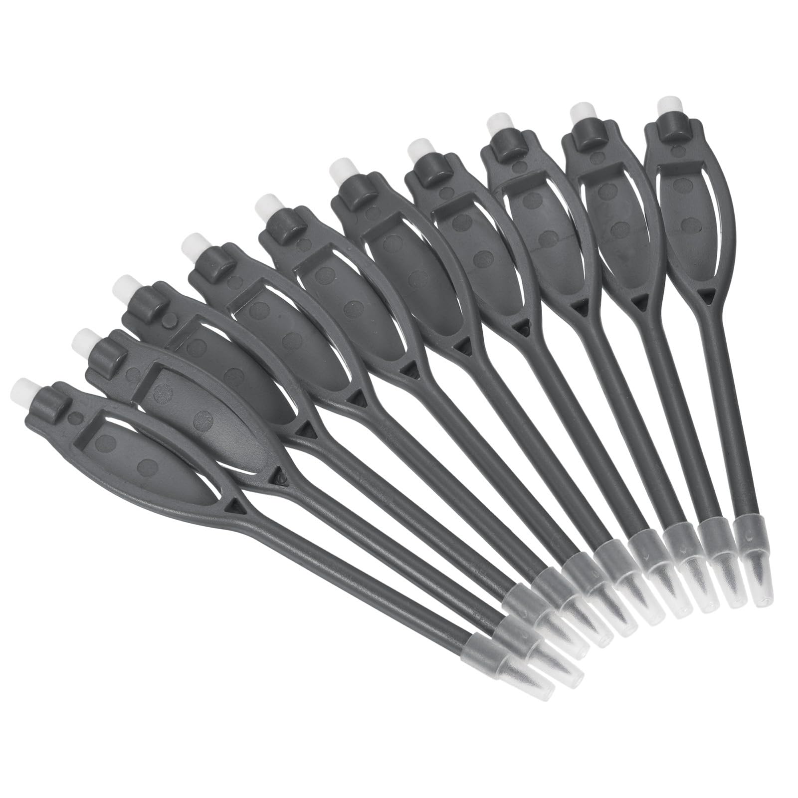 M METERXITY 30 Pack Golf Scoring Pencils with Eraser - Golf Marker Pens Oval Handle with Clip, Apply to Golf Events (Gray)