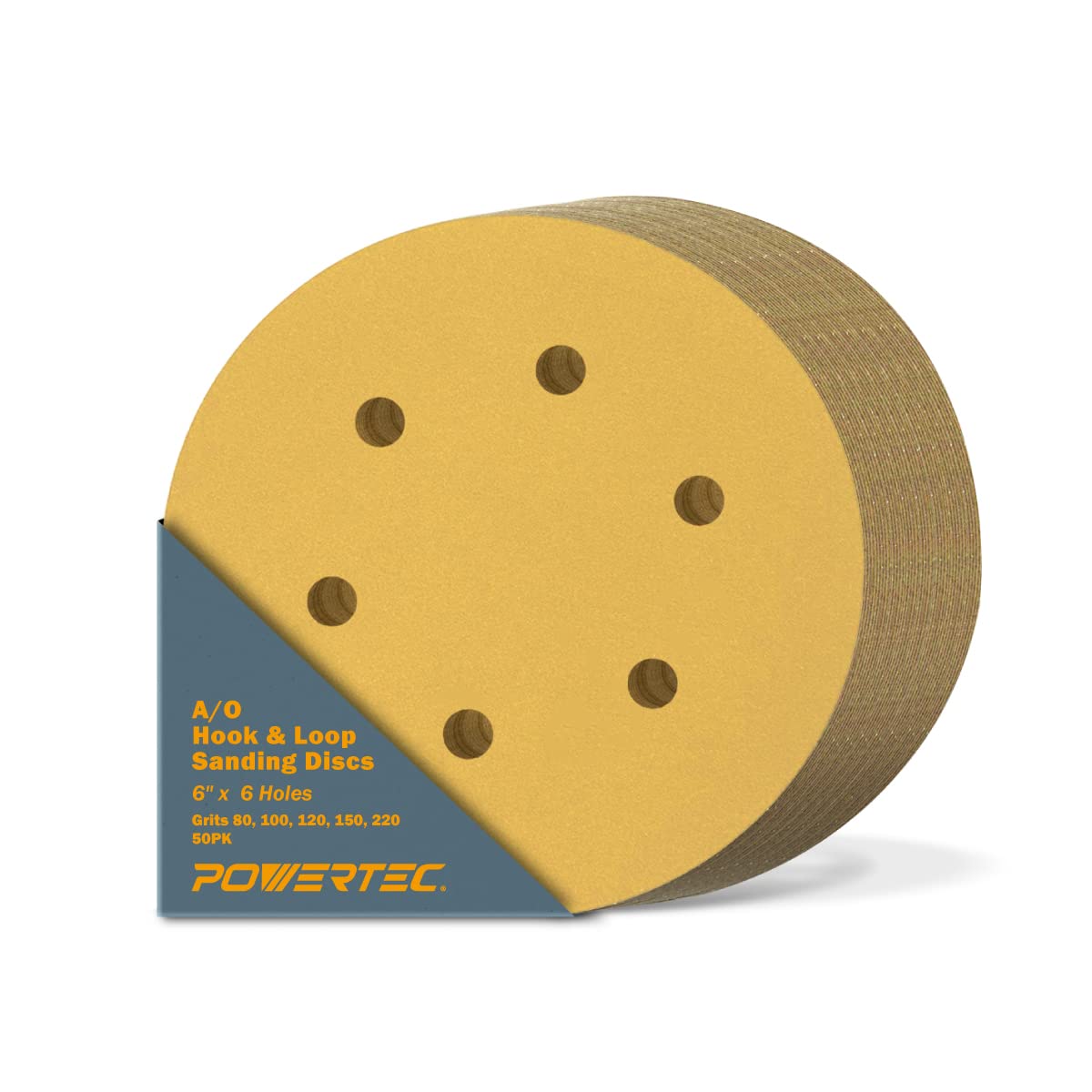 POWERTEC Sanding Discs - 5 Grit Assortment -11 POWERTEC Sanding Discs - 5 Grit Assortment -11
