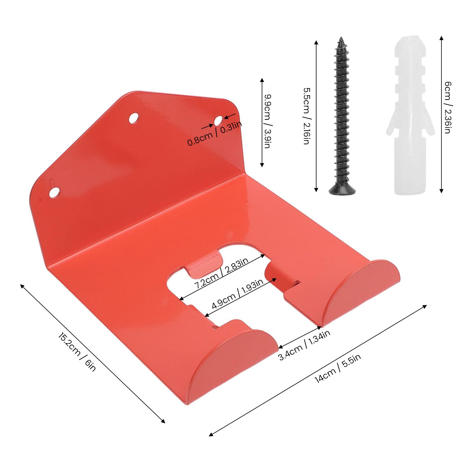 Garage Trimmer Rack Strong inossibile impianto di alimentazione in acciaio inossibile per vari strumenti di giardinaggio