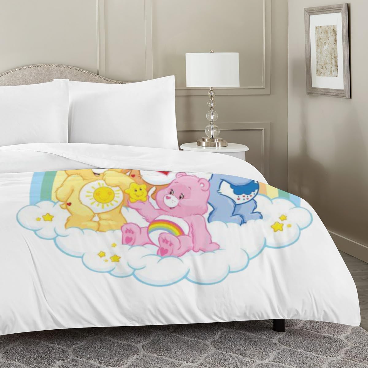 Amazon｜ケアベア 寝具カバーセット 布団カバーセット 布団カバー 3点