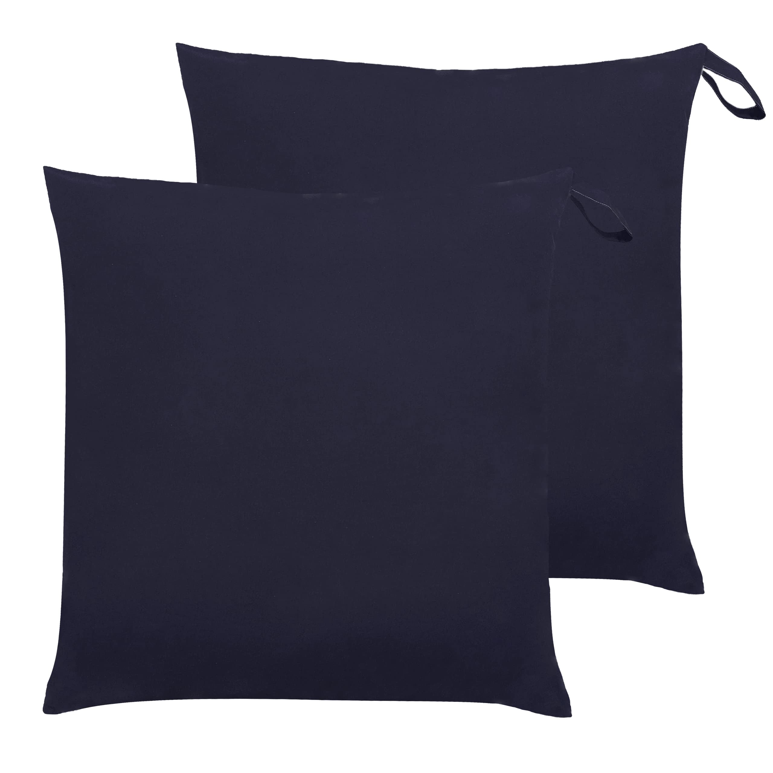 furn. Plain Outdoor Cushions Twin Pack