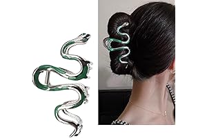 Fashionably Slytherin: Unveil the Enchanting Green Snake Hair Claw
