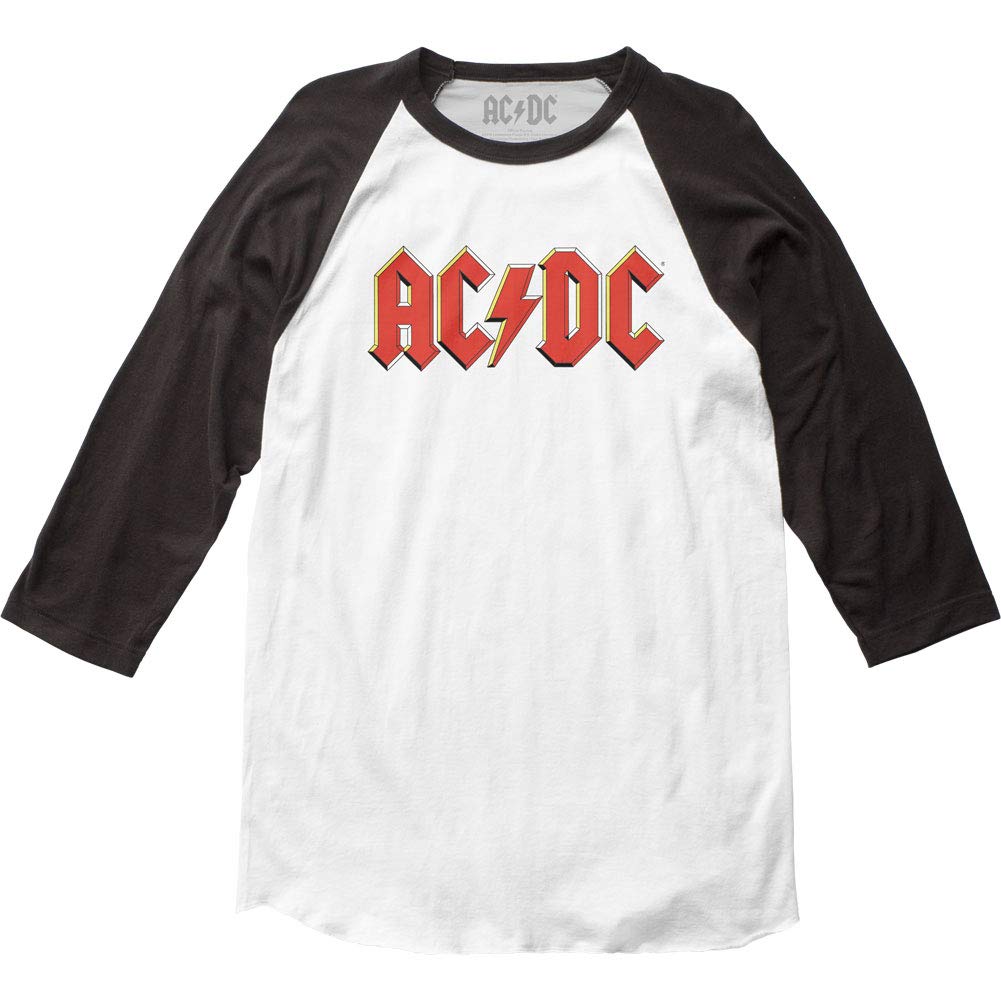 AC/DC USA/Canada Tour Baseball Jersey (2XL) White/Black