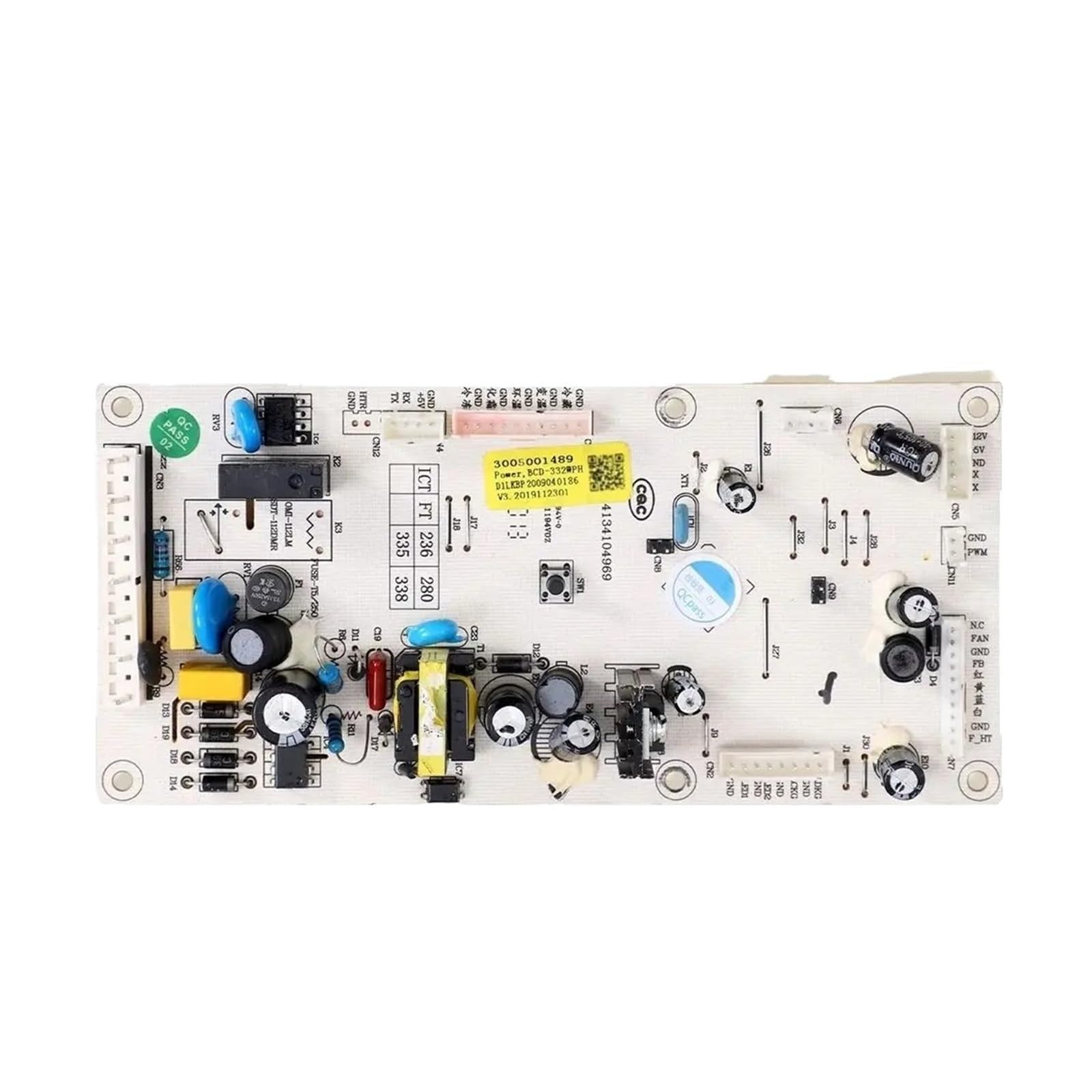 Refrigerator Motherboard, PCB Control Board, 3005001489 Refrigerator Parts