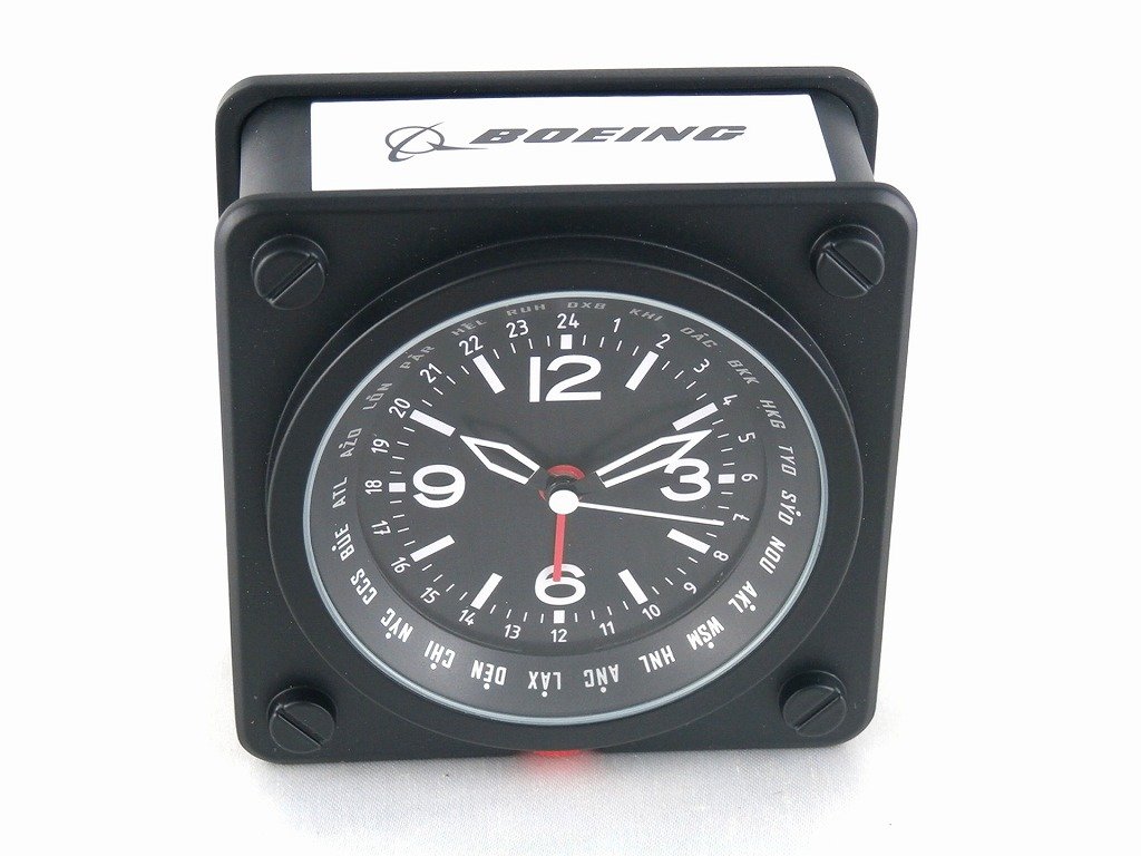 Amazon.co.jp: (ボーイング) BOEING ワールドタイム アラームクロック