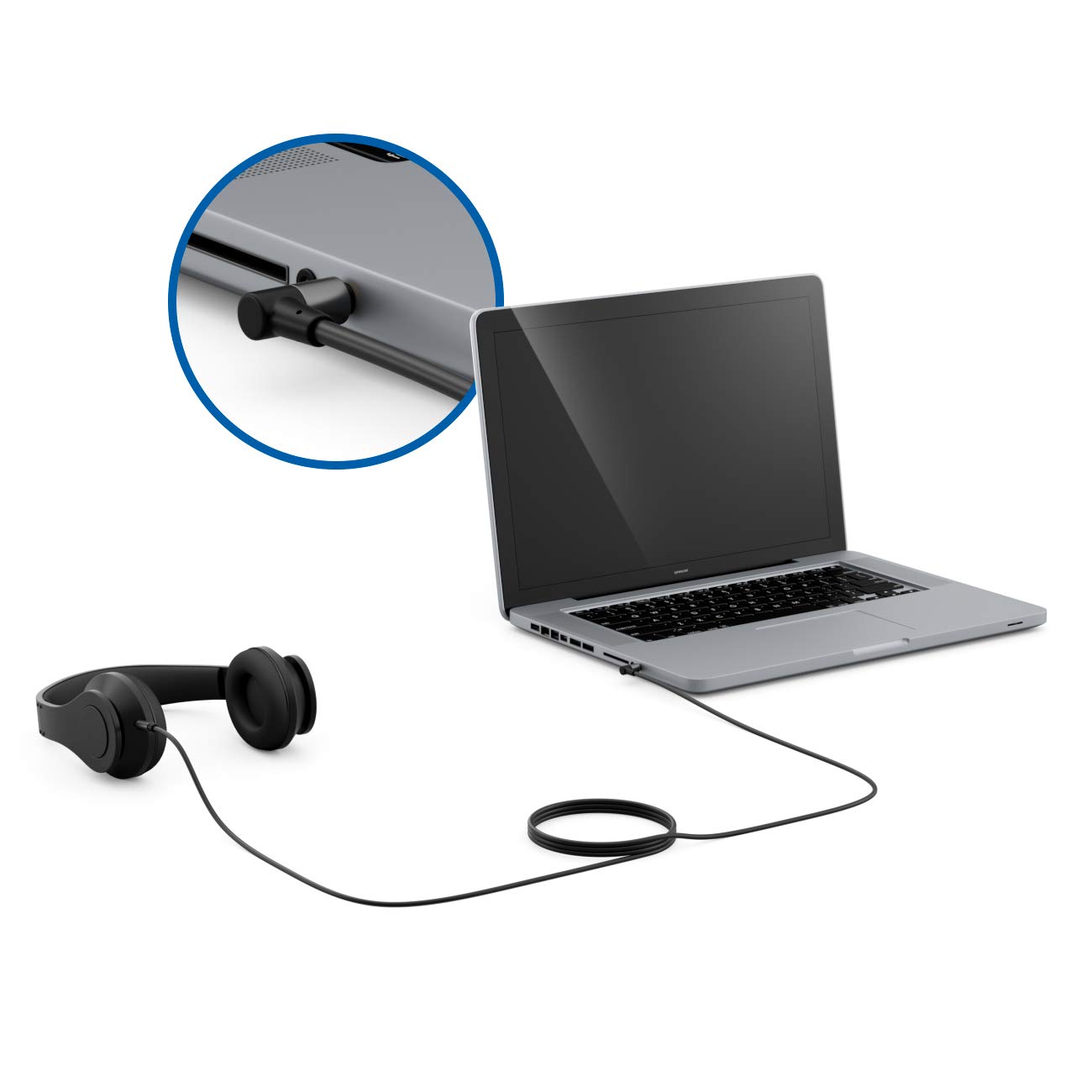 Adaptateur Jack 3,5mm 1 Mâle Vers 2 Femelles - Câble Séparateur Audio 20cm - Pour Casques Et Haut-parleurs