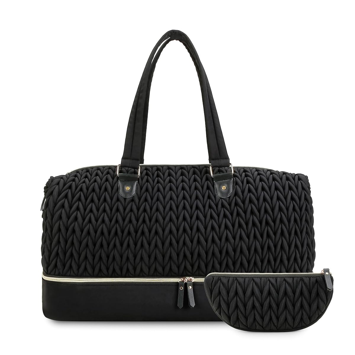 SONARIN Doppio Strato Borsa Fasciatoio per Neonato,Grande Capacità Impermeabile Borsa Cambio Borsa Mamma con Borsa Frigo Portatile Borsa per Pannolini da Viaggio con Pochette