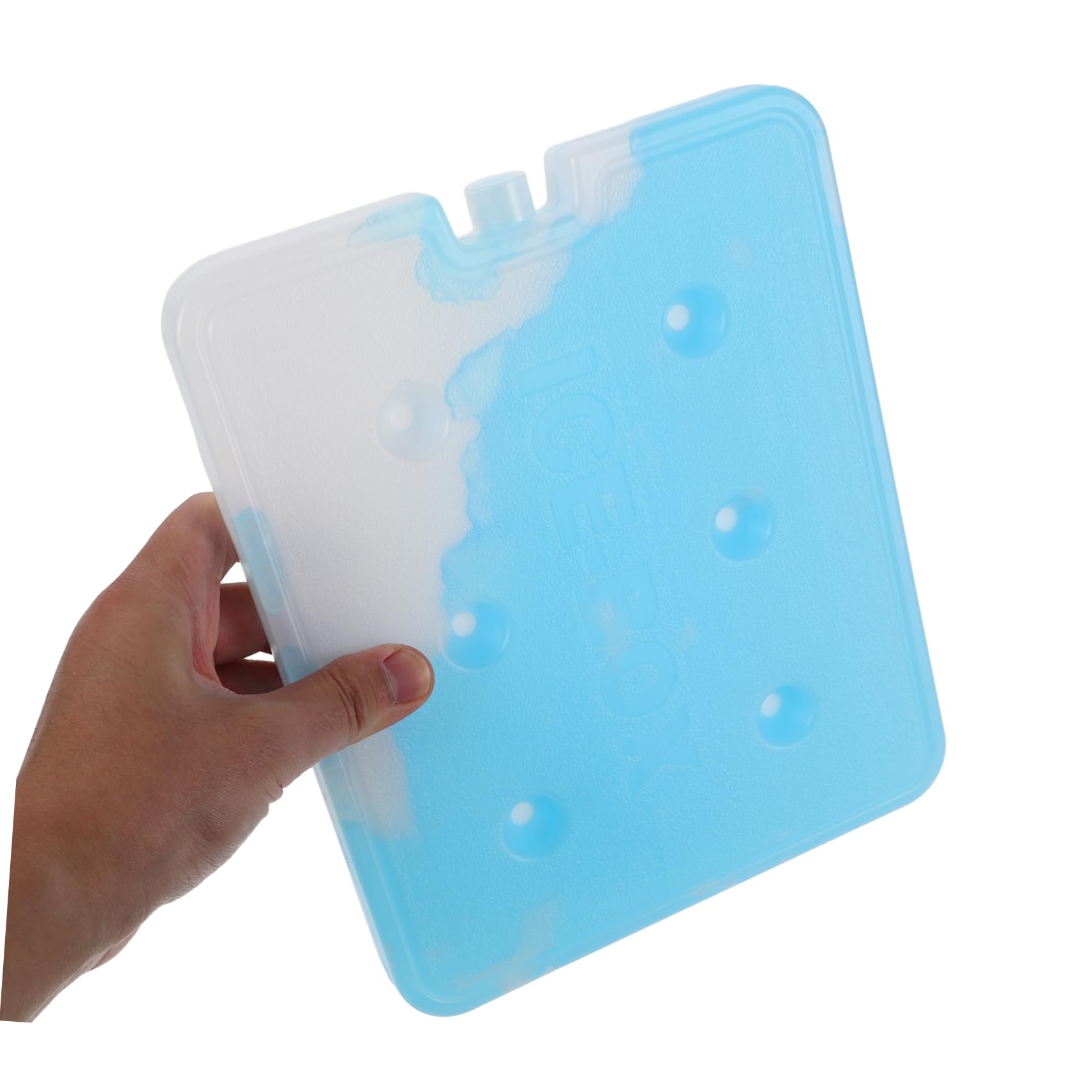 ibasenice Glacière Portable Pack Réutilisable pour Boîtes à Lunch Blocs Réfrigérants Étanches Capacité pour Pique Niques Marchés et Transport Prolongé