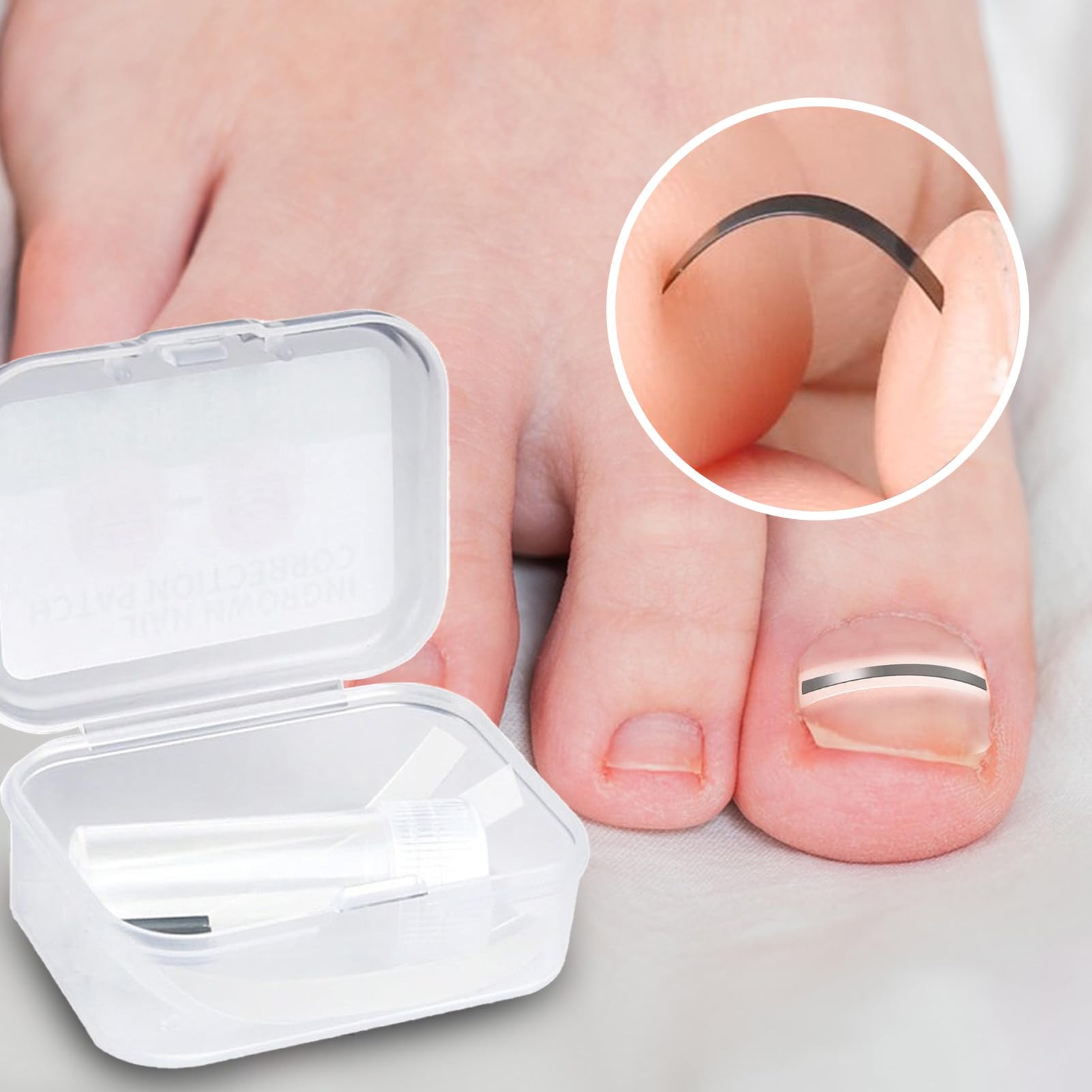 Patch Correction Ongles - 10 Patchs de Correction pour Ongles de Pied | Réparation et Soin pour les Pieds des Adultes, Hommes et Femmes, Utilisation