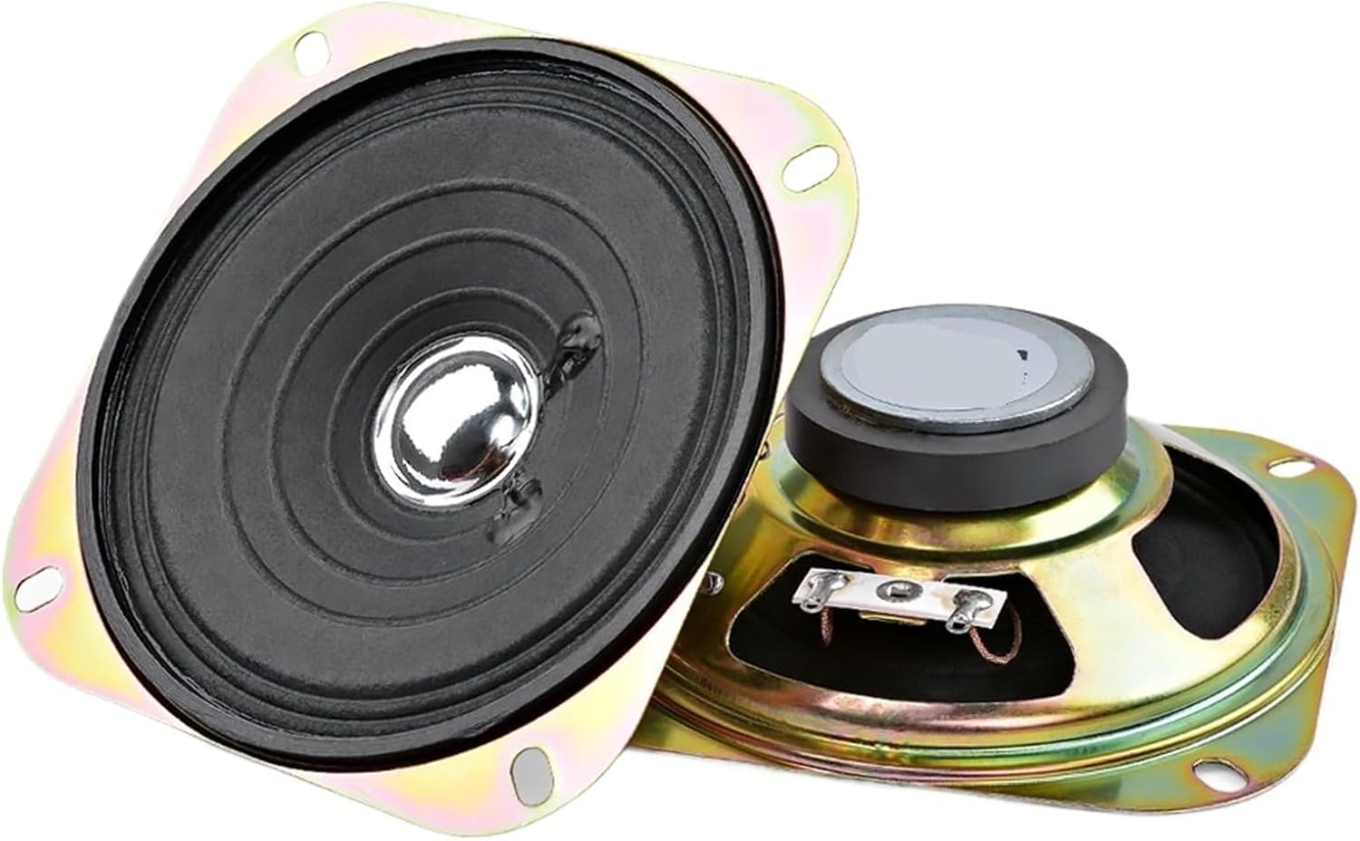 2Pcs 4 Inch Portable Audio Speakers Column Full Range Music Sound Speaker 8 Ohm 5 W Loudspeaker