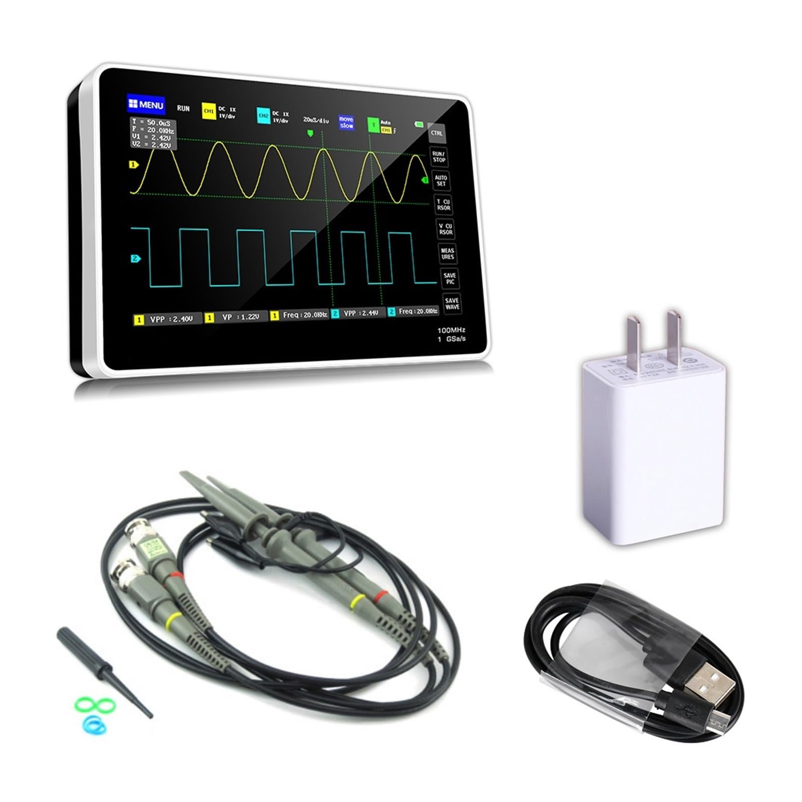 Oscilloscope numérique 1013D pour équiper votre atelier d'électronique et tester vos circuits