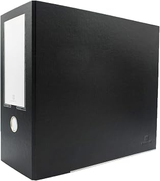 3-Ring Premium High-Capacity Binder - Black, 5.5" Spine, by Bindertek
