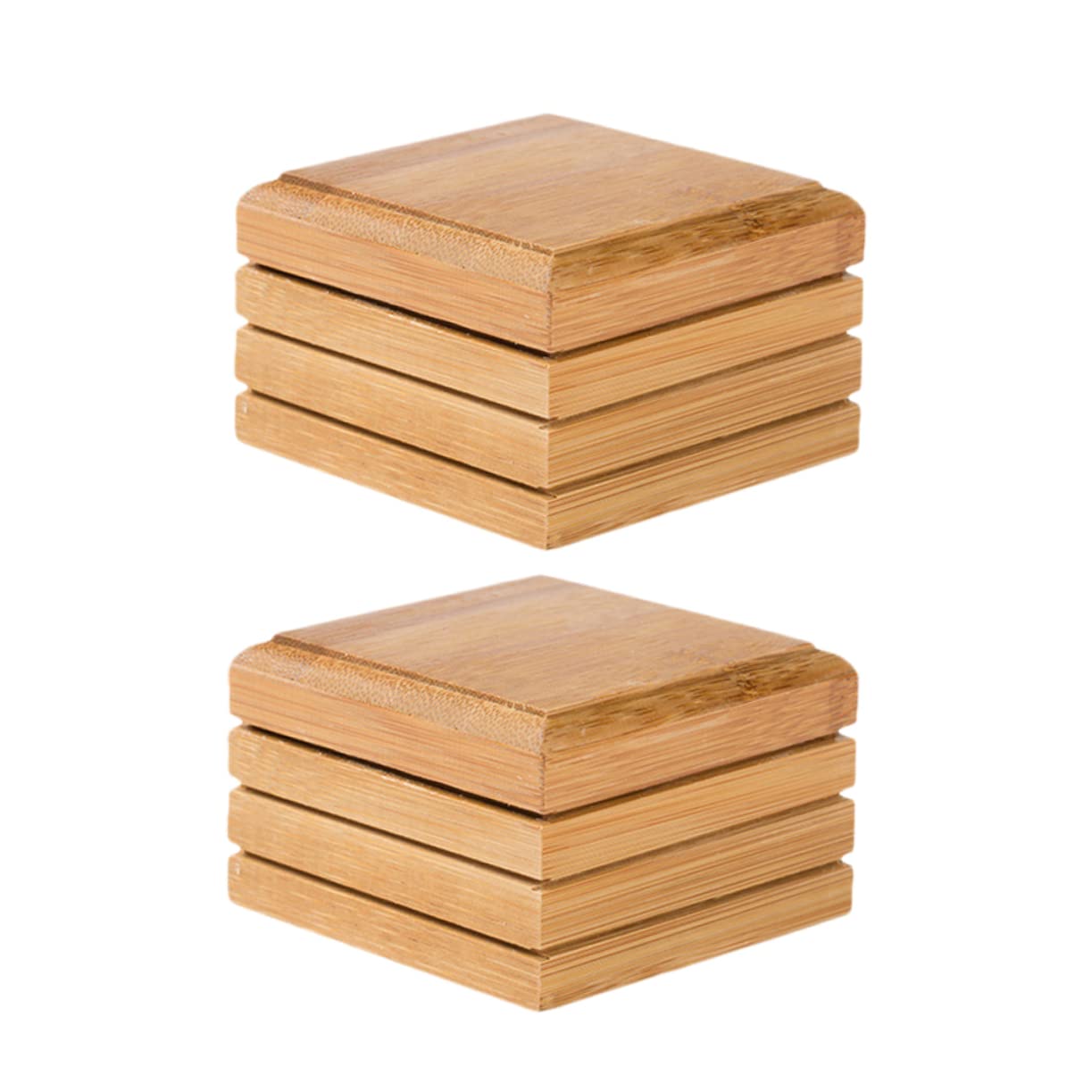 WOONEKY 4piezas Jabonera De para Drenaje Soporte De Jabón Natural para Baño y Cocina Diseño y Estético Mantiene Jabón y Seco