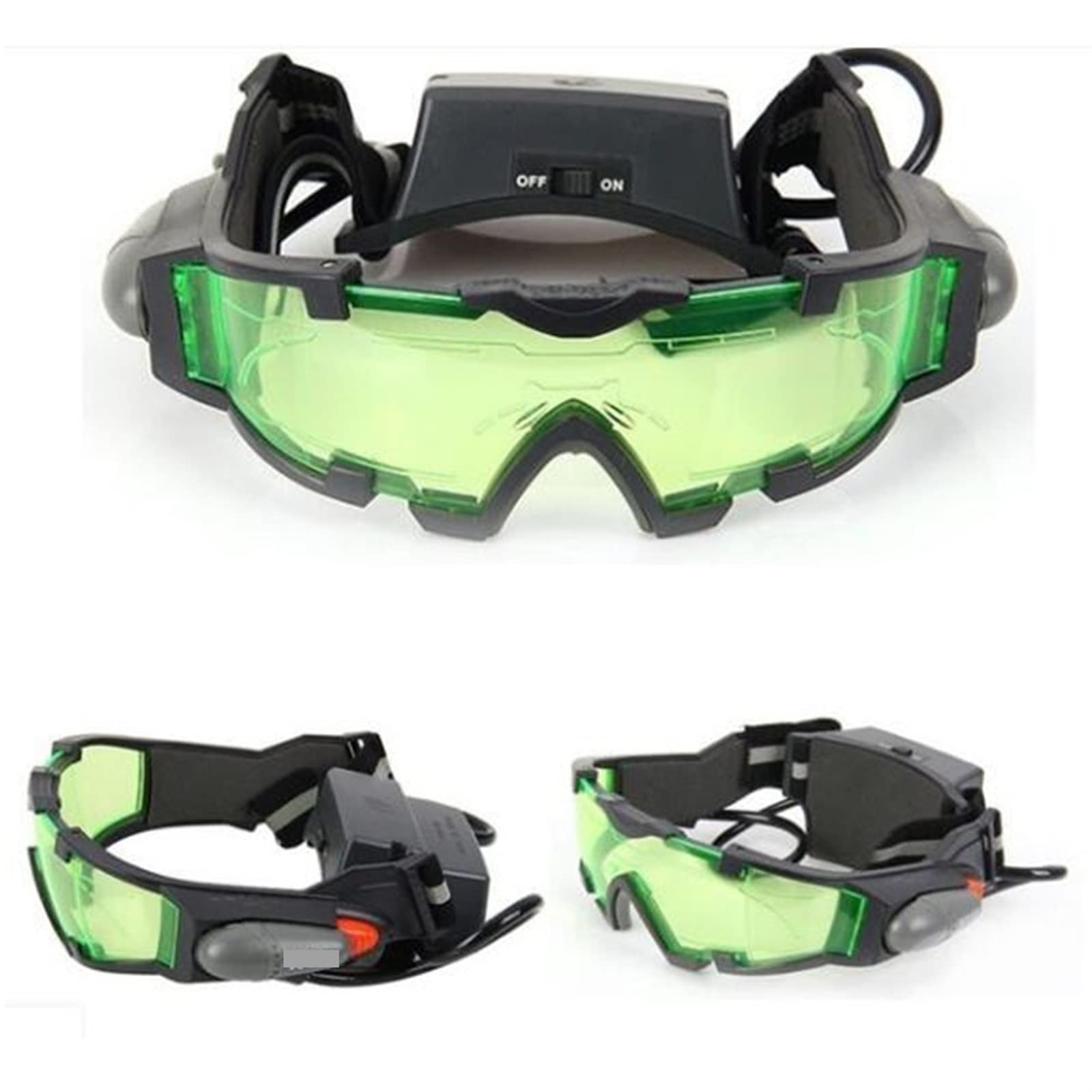 DieffematicHXJ Gafas Esqui Hombre Gafas de visión nocturna para montar en esquí, gafas protectoras para los ojos, gafas de esquí, gafas Retro para Motocross, Snowboard, moto de nieve, moto de cross