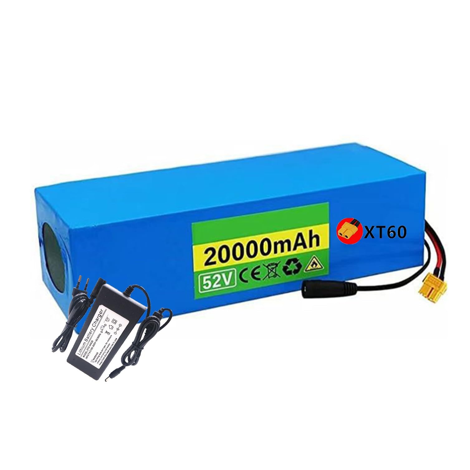 Amazon | 54ボルトリチウムBattery20Ah 1000W充電式リチウムイオン