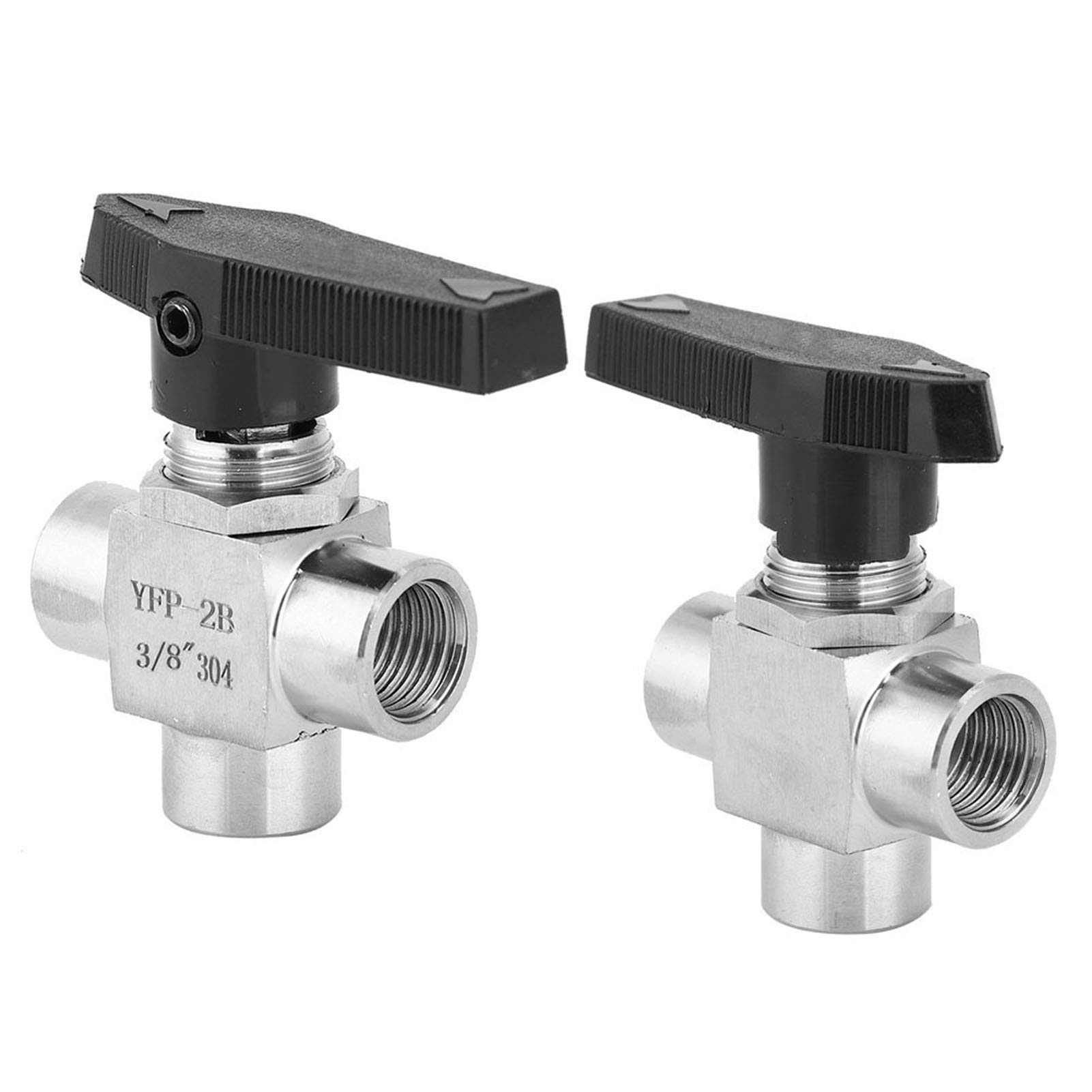 3 Way Ball Valve, BSPP 1/8