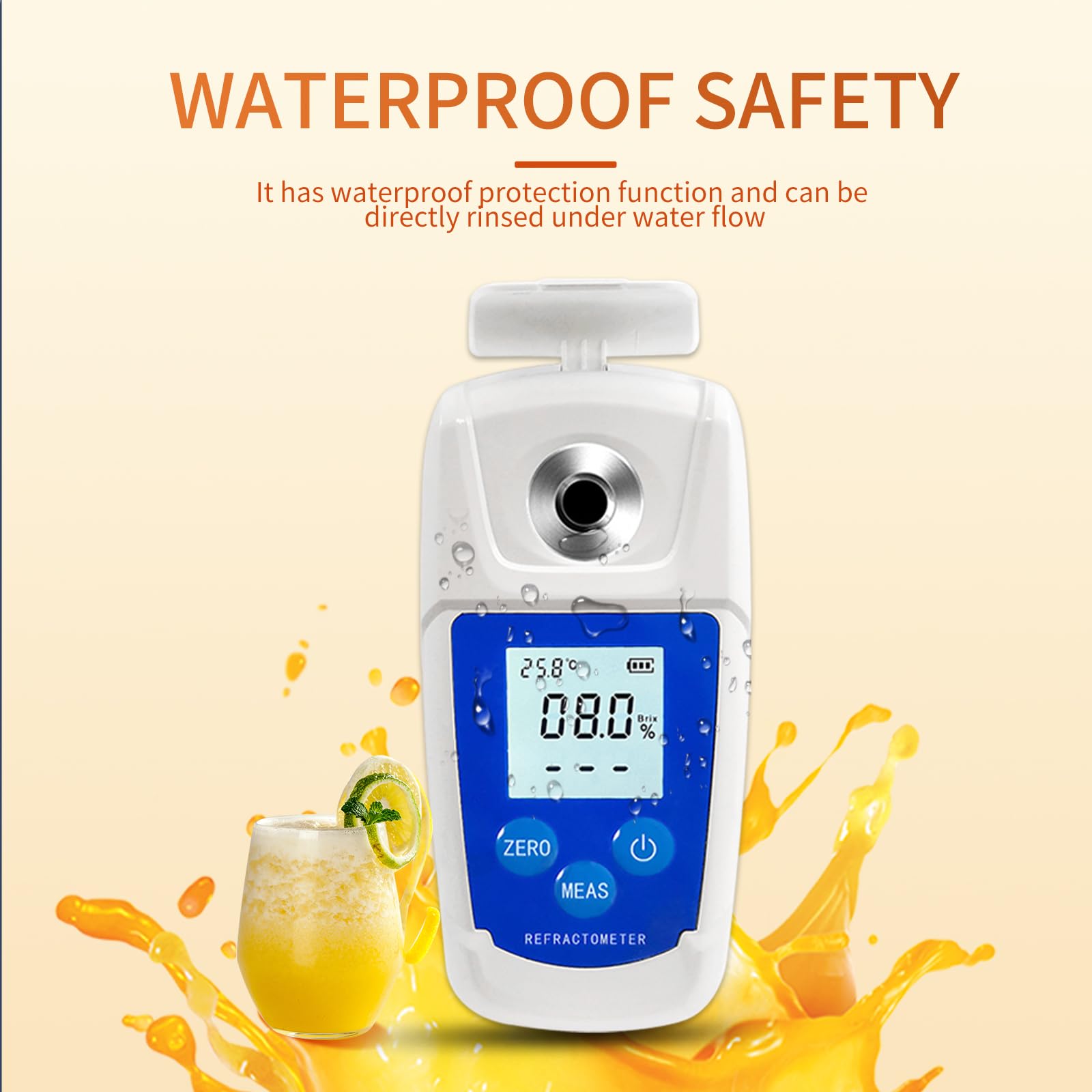 Snapklik.com : High Precision 0-55% Digital Brix Refractometer,Brix ...