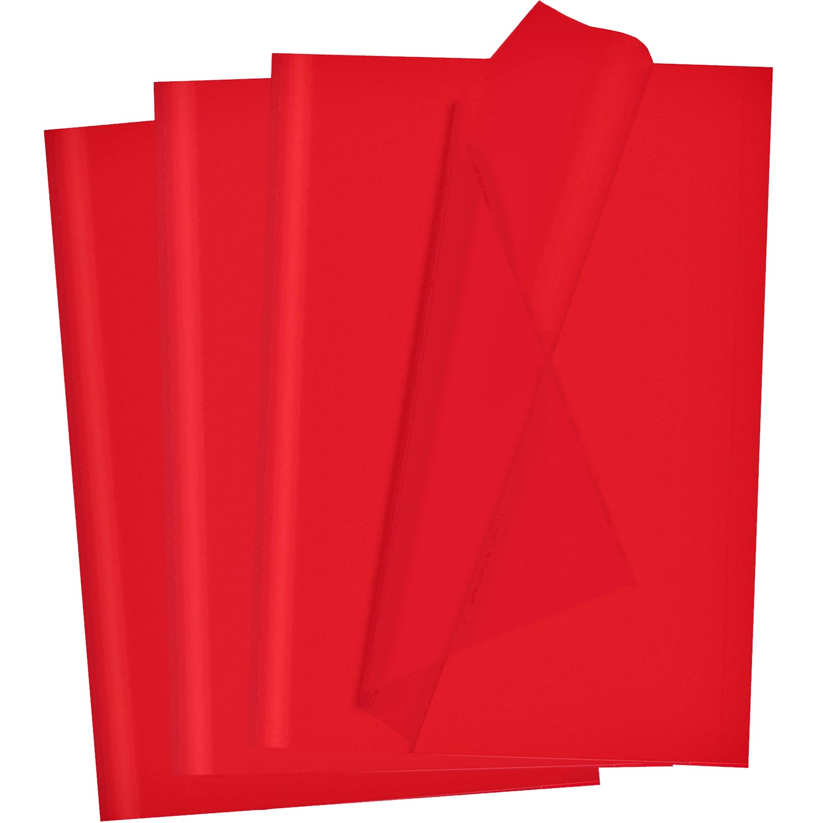 Red Tissue Paper for Gift Bags 40 Sheets Valentines Day Weddings Birthday Fall Decoration Sunflower DIY Art Crafts Packaging Wrapping Paper Bulk, 14 x 20 Inch
